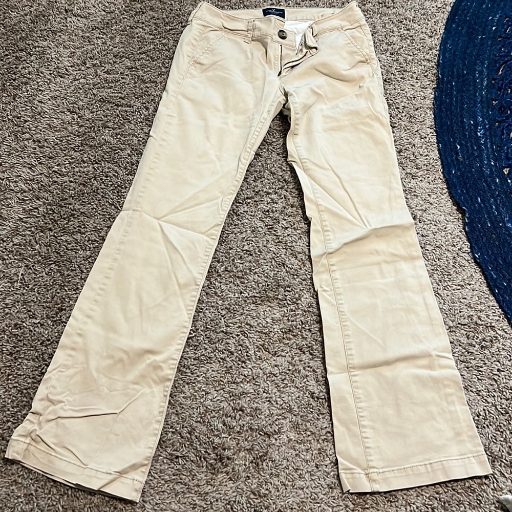 American eagle boot cut kakis